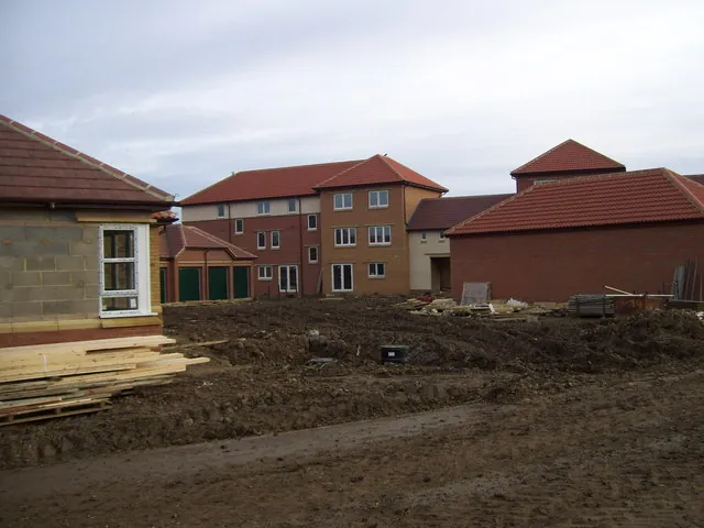 New housing at West Park Village beside Faverdale, Darlington