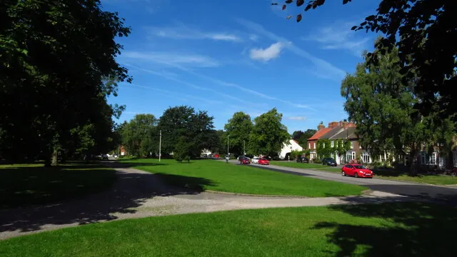 The Green at Hurworth-on-Tees, lined with older houses