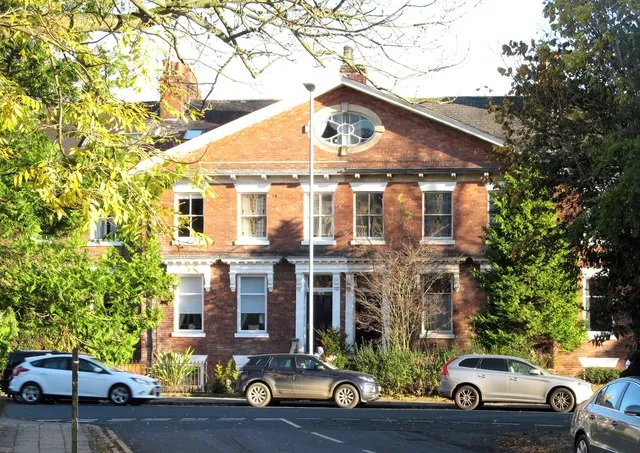 Large houses on Grange Road, West End, Darlington